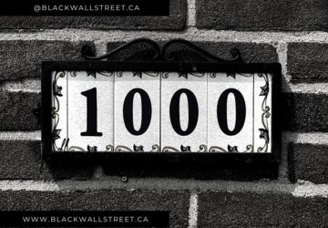 Black Wall Street Canada reaches 1000 Followers on Instagram