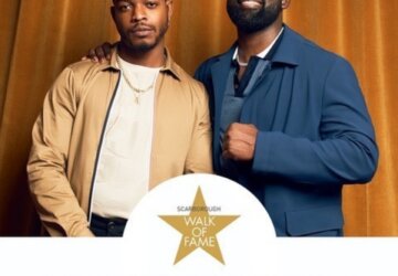 Shamier Anderson and Stephan James, receive their own stars on Scarborough’s Walk of Fame