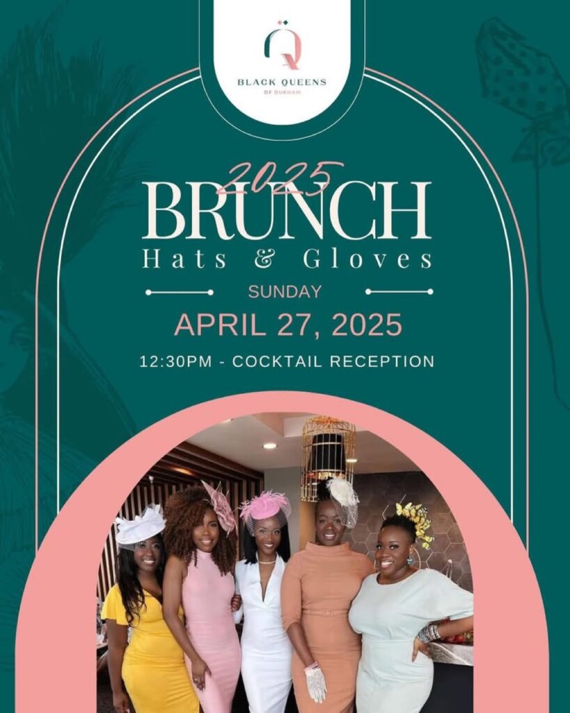 3rd Annual Black Queens of Durham Region Brunch Flyer artwork